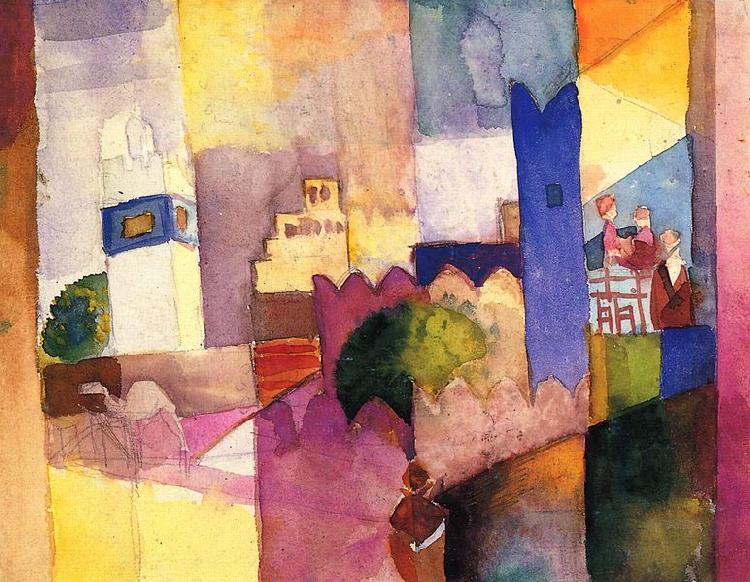 August Macke Kairouan (III) oil painting picture